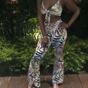Tropical Pant Set